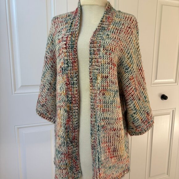 Volcom Kokamo Multi Colored Yarn Kimono Sweater - Picture 11 of 11